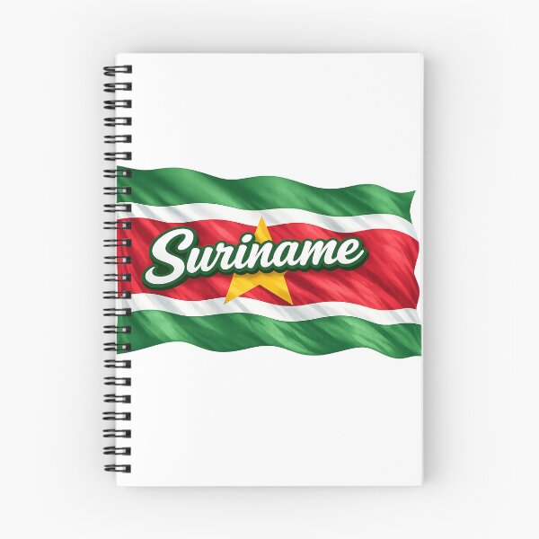 Item preview, Suriname Flag Shirt – Waving Surinamese National Pride Design designed and sold by GarnerSupplyCo.