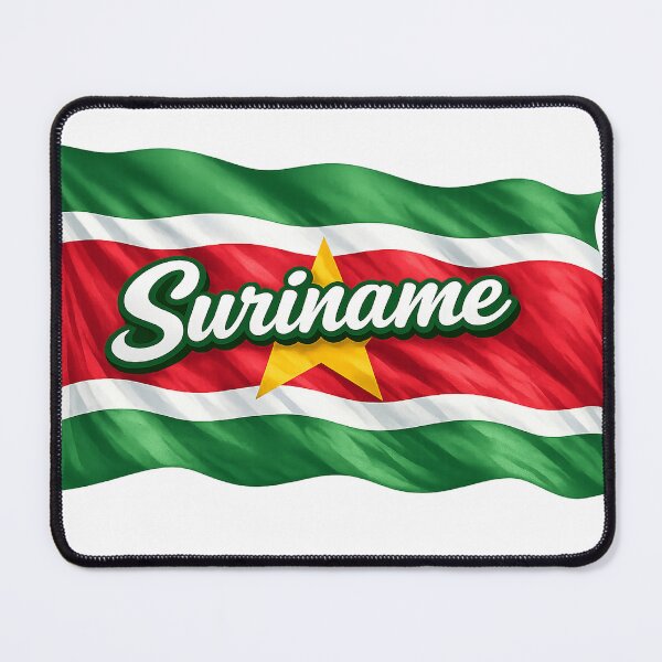 Item preview, Suriname Flag Shirt – Waving Surinamese National Pride Design designed and sold by GarnerSupplyCo.