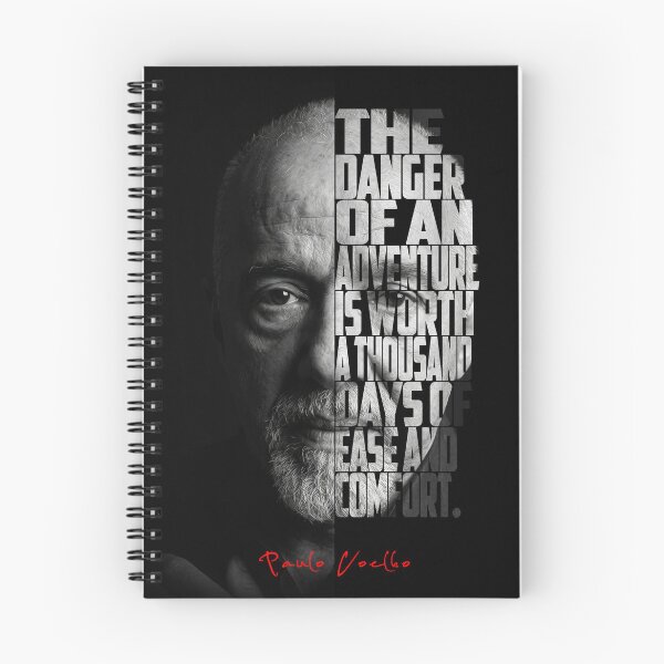 Item preview, Paulo Coelho Split Face Quote Poster designed and sold by Enea Kelo.