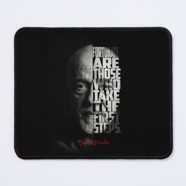 Item preview, Paulo Coelho Split Face Quote Poster designed and sold by Enea Kelo.