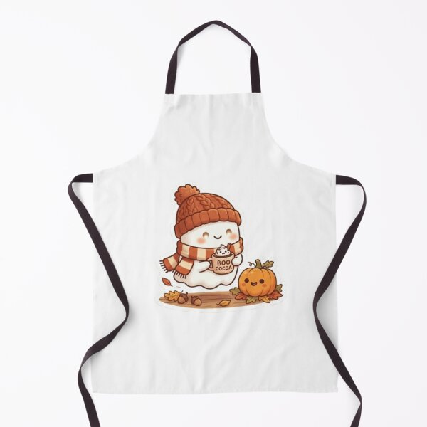 Item preview, Adorable Cozy Ghost with Pumpkin designed and sold by Kuldeep575.