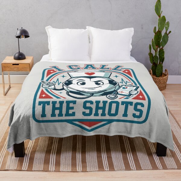 Item preview, I Call The Shots - Nurse Soccer Badge designed and sold by DigitalGlade.