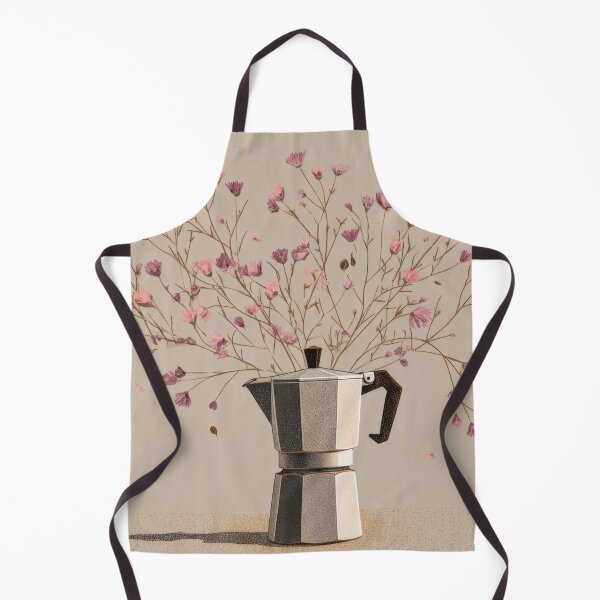 Item preview, Coffee pot holds flowers in a vase designed and sold by anytka.