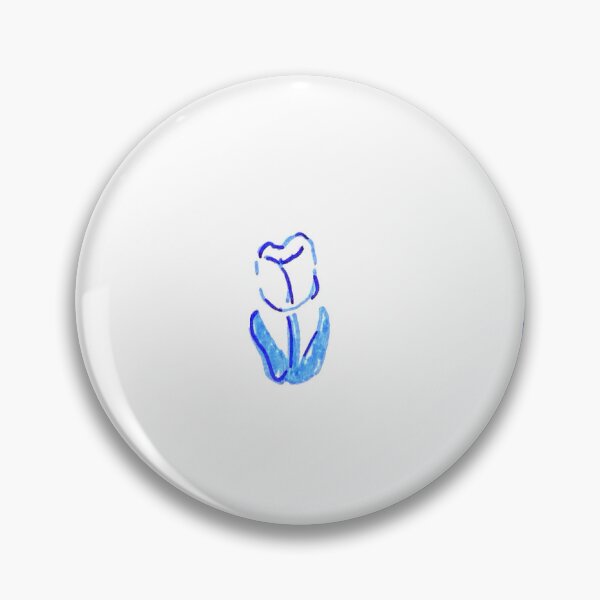 Artikelvorschau, Niedliche blaue Tulpen-Skizzen, Frühling, Oster-Sticker-Set entworfen und verkauft von rizdrawings.