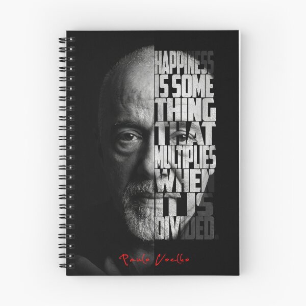 Item preview, Paulo Coelho Split Face Quote Poster designed and sold by Enea Kelo.