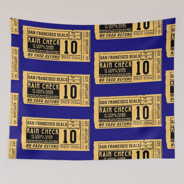 Item preview, San Francisco Seals Ticket designed and sold by Normbot2000.