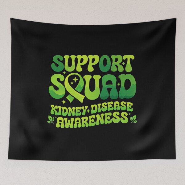 Item preview, Support Squad Kidney Disease Awareness Ribbon designed and sold by TeeViibe.