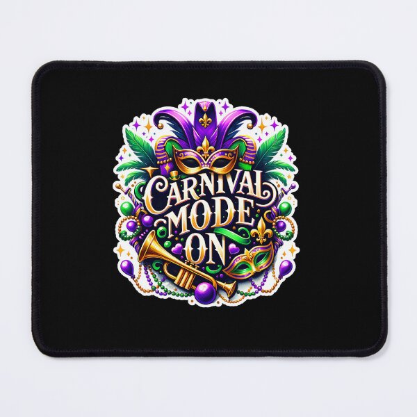 Item preview, Mardi Gras Celebration Design 2026 – Vibrant Carnival Art for Party Outfits designed and sold by artedigital99.