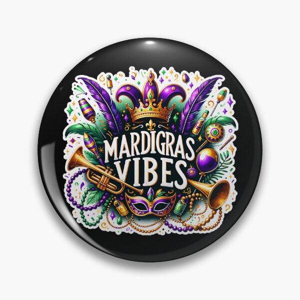 Item preview, Mardi Gras Vibes Celebration Design – Vibrant Carnival Art for Party Outfits designed and sold by artedigital99.