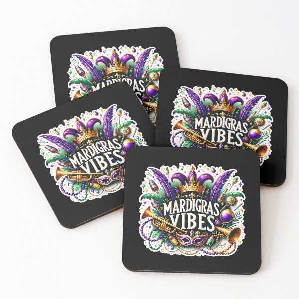 Item preview, Mardi Gras Vibes Celebration Design – Vibrant Carnival Art for Party Outfits designed and sold by artedigital99.