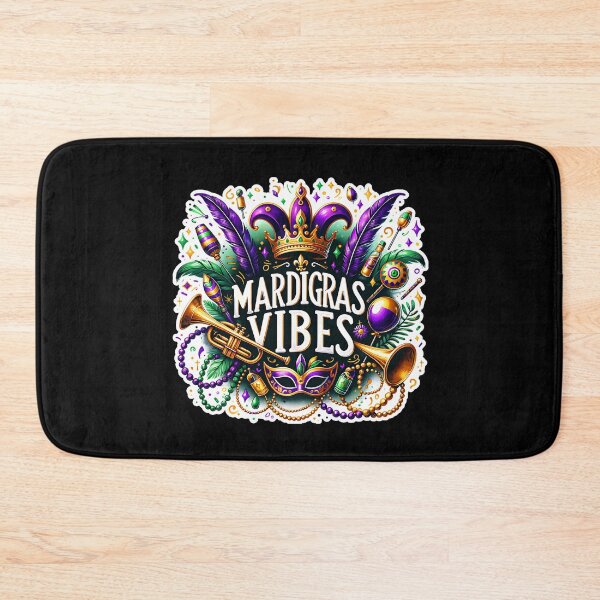 Item preview, Mardi Gras Vibes Celebration Design – Vibrant Carnival Art for Party Outfits designed and sold by artedigital99.