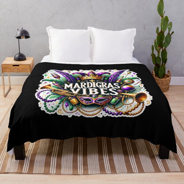 Item preview, Mardi Gras Vibes Celebration Design – Vibrant Carnival Art for Party Outfits designed and sold by artedigital99.