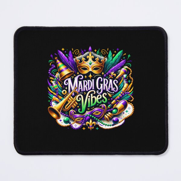 Item preview, Mardi Gras Vibes Celebration – Vibrant Carnival Art for Party Outfits designed and sold by artedigital99.