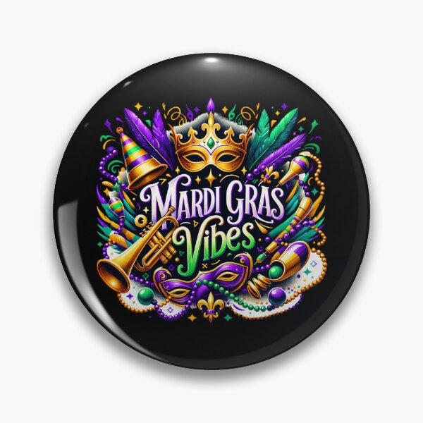 Item preview, Mardi Gras Vibes Celebration – Vibrant Carnival Art for Party Outfits designed and sold by artedigital99.