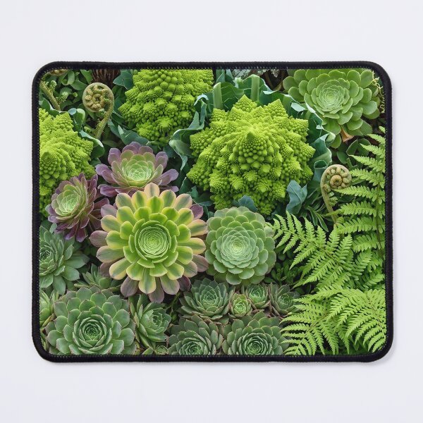 Item preview, Botanical Fractal Tapestry: Ferns, Succulents & Romanesco designed and sold by Sybille-Yates.