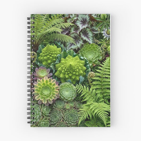 Item preview, Botanical Fractal Tapestry: Ferns, Succulents & Romanesco designed and sold by Sybille-Yates.