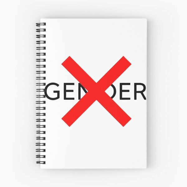 Item preview, Red X No Gender Abolish Binary Identity designed and sold by rainbowgremlin.