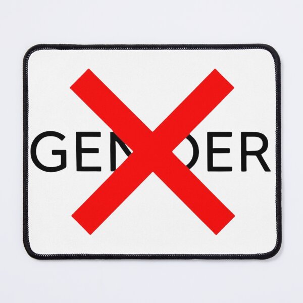 Item preview, Red X No Gender Abolish Binary Identity designed and sold by rainbowgremlin.
