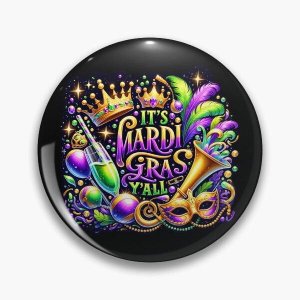 Item preview, MardiGras Vibes Celebration – Vibrant Carnival Art for Party Outfits designed and sold by artedigital99.