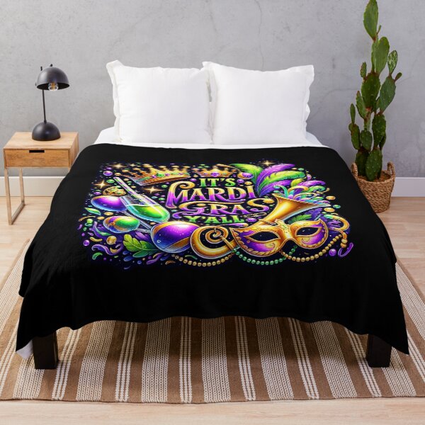 Item preview, MardiGras Vibes Celebration – Vibrant Carnival Art for Party Outfits designed and sold by artedigital99.