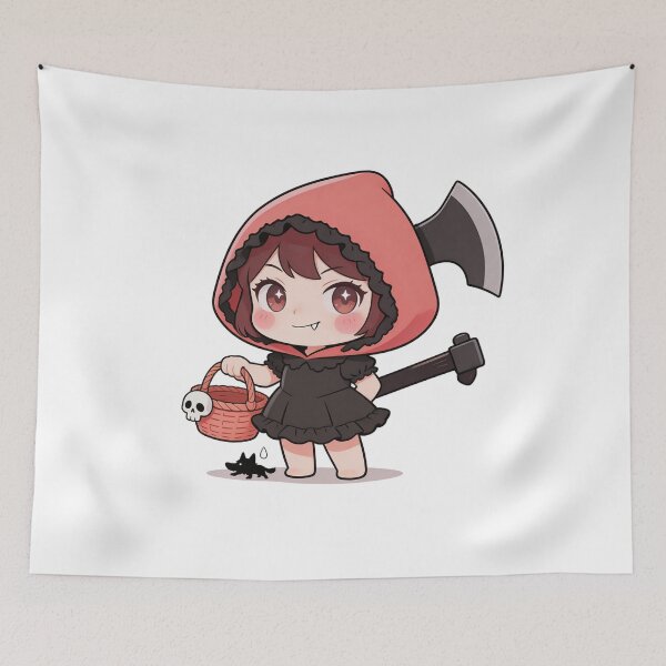 Item preview, Stranger Danger? I Brought an Ax - Little Red Riding Hood designed and sold by Panda LuL Art.
