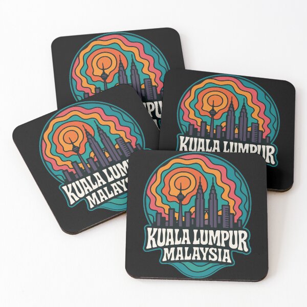 Item preview, Kuala Lumpur Malaysia Trippy Travel designed and sold by TomFrontierArt.