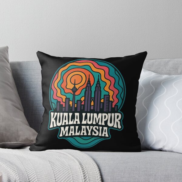 Item preview, Kuala Lumpur Malaysia Trippy Travel designed and sold by TomFrontierArt.