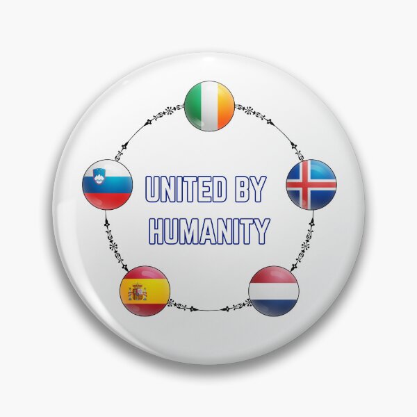 Item preview, United by Humanity designed and sold by EurovisionTom.