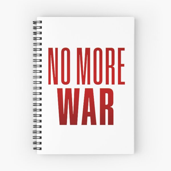 Item preview, No More War, Red Typography designed and sold by Memes N Lore .