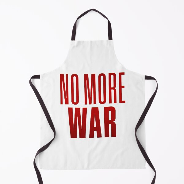 Item preview, No More War, Red Typography designed and sold by Memes N Lore .