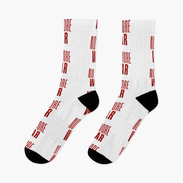 Item preview, No More War, Red Typography designed and sold by Memes N Lore .