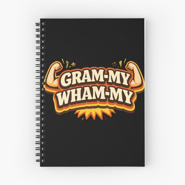 Item preview, Gram‑My Wham‑My – Strong Grandma Power Retro Flex Design designed and sold by TKOprintdesigns.