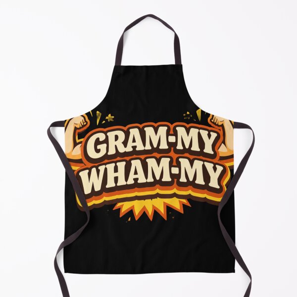 Item preview, Gram‑My Wham‑My – Strong Grandma Power Retro Flex Design designed and sold by TKOprintdesigns.