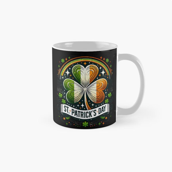 Item preview, Lucky Irish Flag Vintage Art – St. Paddy’s Day Print for Apparel & Stickers designed and sold by artedigital99.