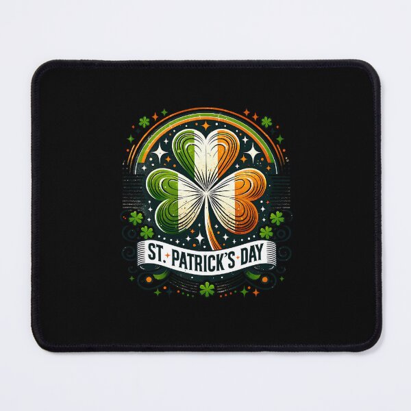 Item preview, Lucky Irish Flag Vintage Art – St. Paddy’s Day Print for Apparel & Stickers designed and sold by artedigital99.