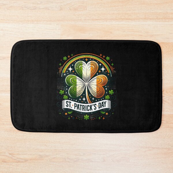 Item preview, Lucky Irish Flag Vintage Art – St. Paddy’s Day Print for Apparel & Stickers designed and sold by artedigital99.