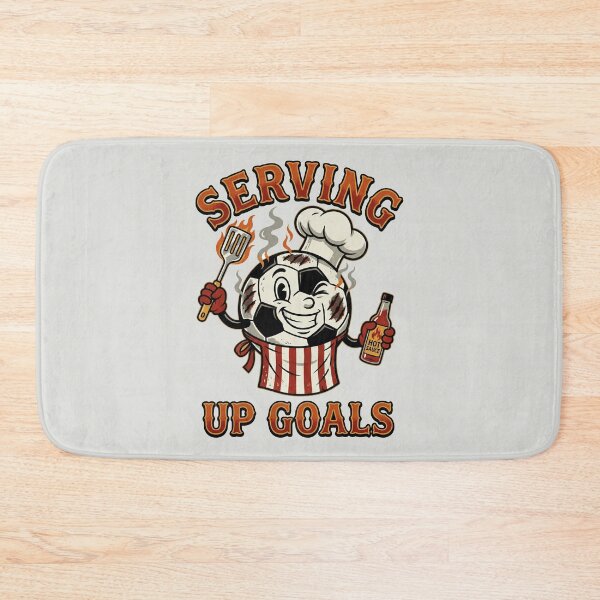 Item preview, Serving Up Goals - Soccer BBQ Chef designed and sold by DigitalGlade.