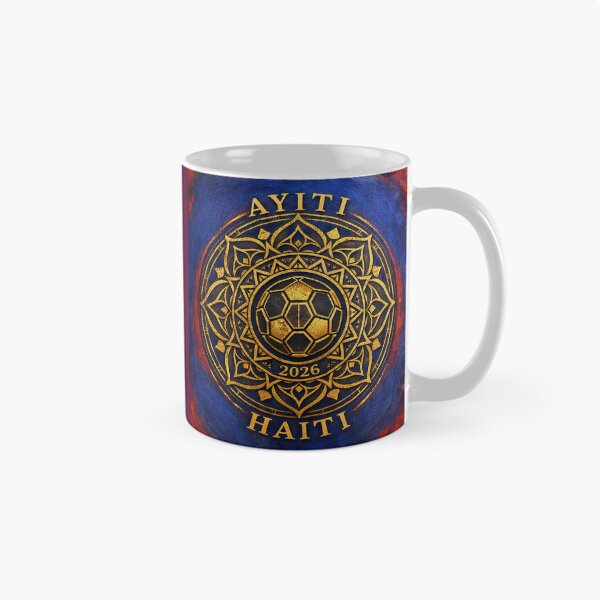 Item preview, Haiti Soccer Emblem 2026 Mandala Inspired designed and sold by BrickByDream.