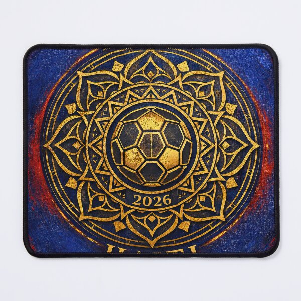Item preview, Haiti Soccer Emblem 2026 Mandala Inspired designed and sold by BrickByDream.