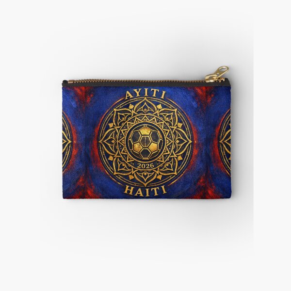 Item preview, Haiti Soccer Emblem 2026 Mandala Inspired designed and sold by BrickByDream.