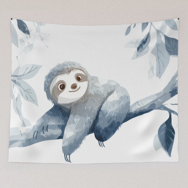 Item preview, Sloth sitting on a branch in a tree designed and sold by anytka.