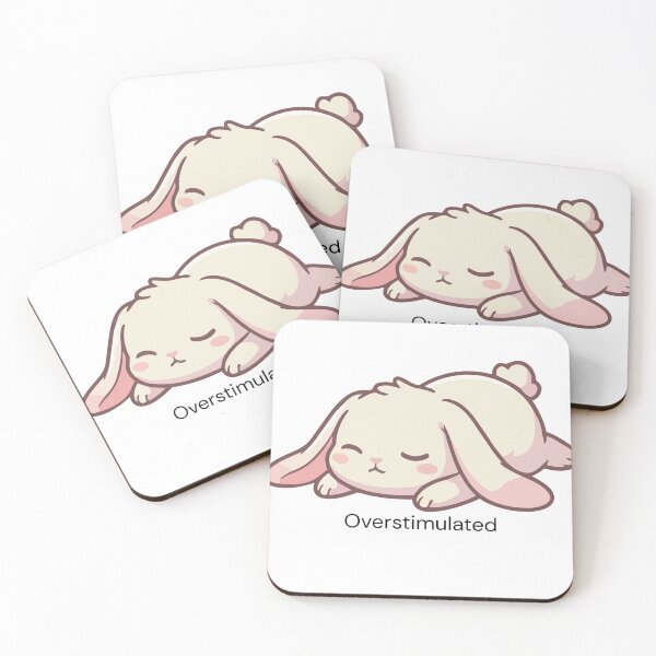 Item preview, Cute Overstimulated Bunny Design designed and sold by Digital Blueprint.