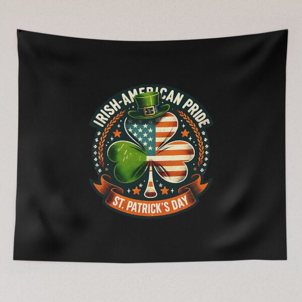 Item preview, Vintage St. Patrick’s Day Flag – Retro Irish Pride Artwork designed and sold by artedigital99.