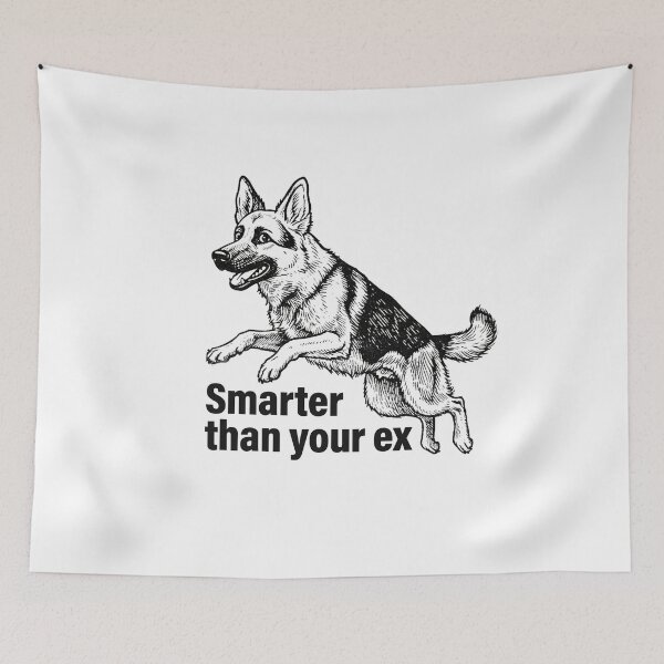 Item preview, German Shepherd – Smarter Than Your Ex | Breed & Mood Series designed and sold by PhokaPhokich.
