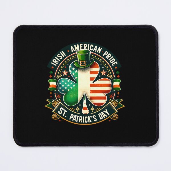 Item preview, Retro Irish Lucky Vibes – Classic Green White Orange Flag Design designed and sold by artedigital99.