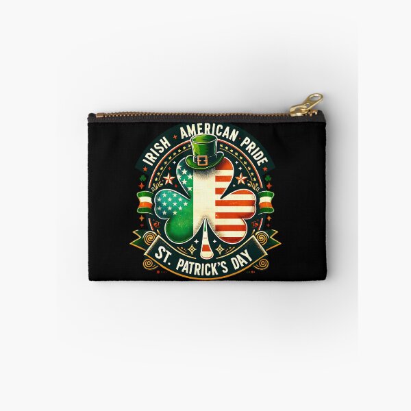 Item preview, Retro Irish Lucky Vibes – Classic Green White Orange Flag Design designed and sold by artedigital99.