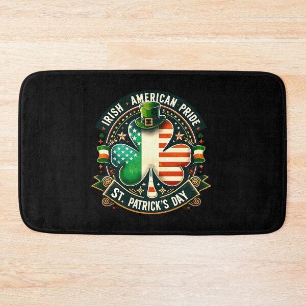 Item preview, Retro Irish Lucky Vibes – Classic Green White Orange Flag Design designed and sold by artedigital99.
