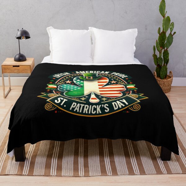 Item preview, Retro Irish Lucky Vibes – Classic Green White Orange Flag Design designed and sold by artedigital99.