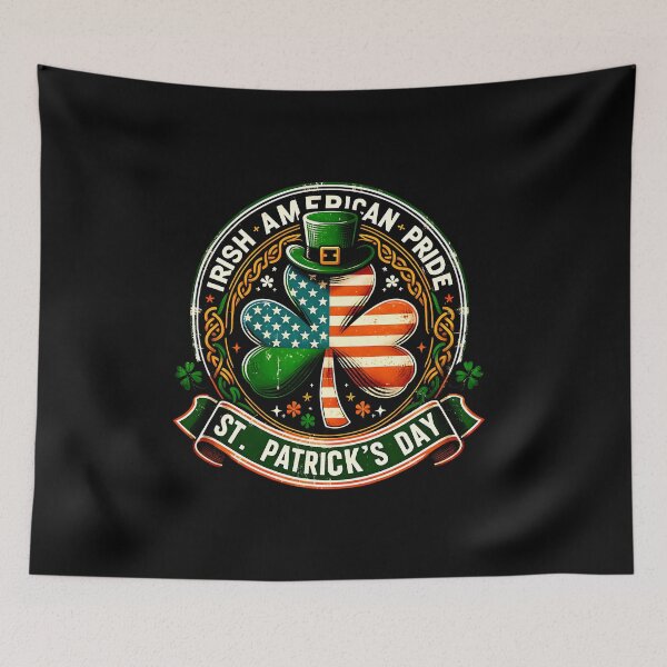 Item preview, Old-School Irish Flag Style – St. Patrick’s Day Party Graphic designed and sold by artedigital99.