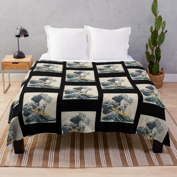 Item preview, The Great Wave Dog Rider Surf designed and sold by SOUFIANE1991.